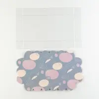 Коробка для печенья, кондитерская упаковка с PVC крышкой, &laquo;Абстракция&raquo;, 10.5 х 21 х 3 см