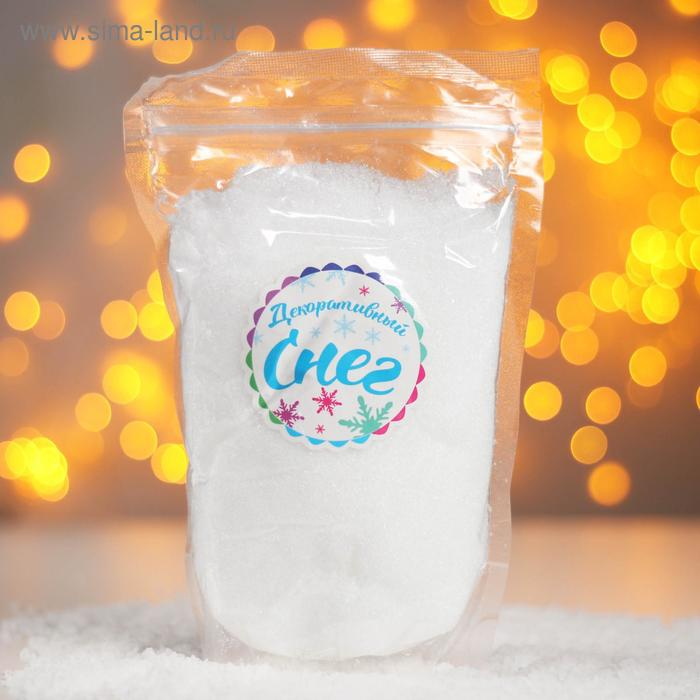 Снег искусственный сыпучий для декора «Хрустящий» 480 г Снег искусственный сыпучий для декора «Хрустящий» 480 г