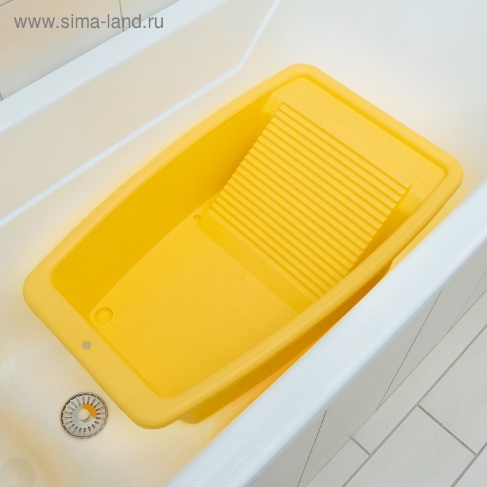 Таз со стиральной доской, 34 л, особо прочный, цвет МИКС Таз со стиральной доской, 34 л, особо прочный, цвет МИКС