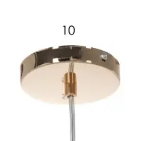 Светильник подвесной 06979/1HQ, 1x40Вт, E14, цвет золото