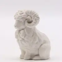 Фигурка декоративная &laquo;Баран с бантом&raquo;, неокрашенная, 7&times;4&times;4 см, белая