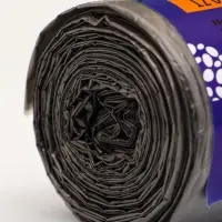 Мешки для мусора 120 л, ПНД, 20 мкм, 20 шт. в рулоне, чёрные