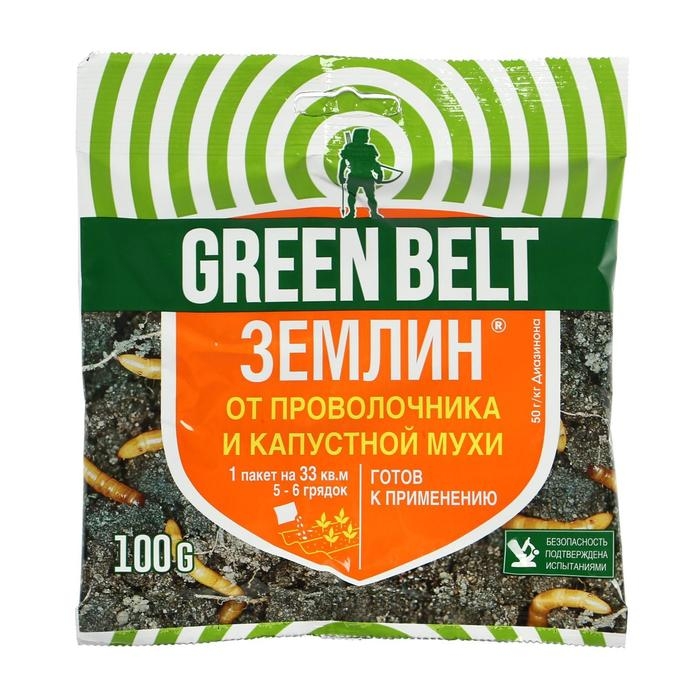 Средство  Землин от почвообитающих вредителей 100 г Средство  Землин от почвообитающих вредителей 100 г