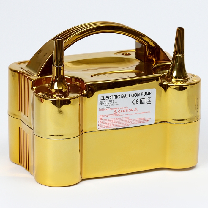 Компрессор для воздушных шаров, цвет золото, без батареек Компрессор для воздушных шаров, цвет золото, без батареек