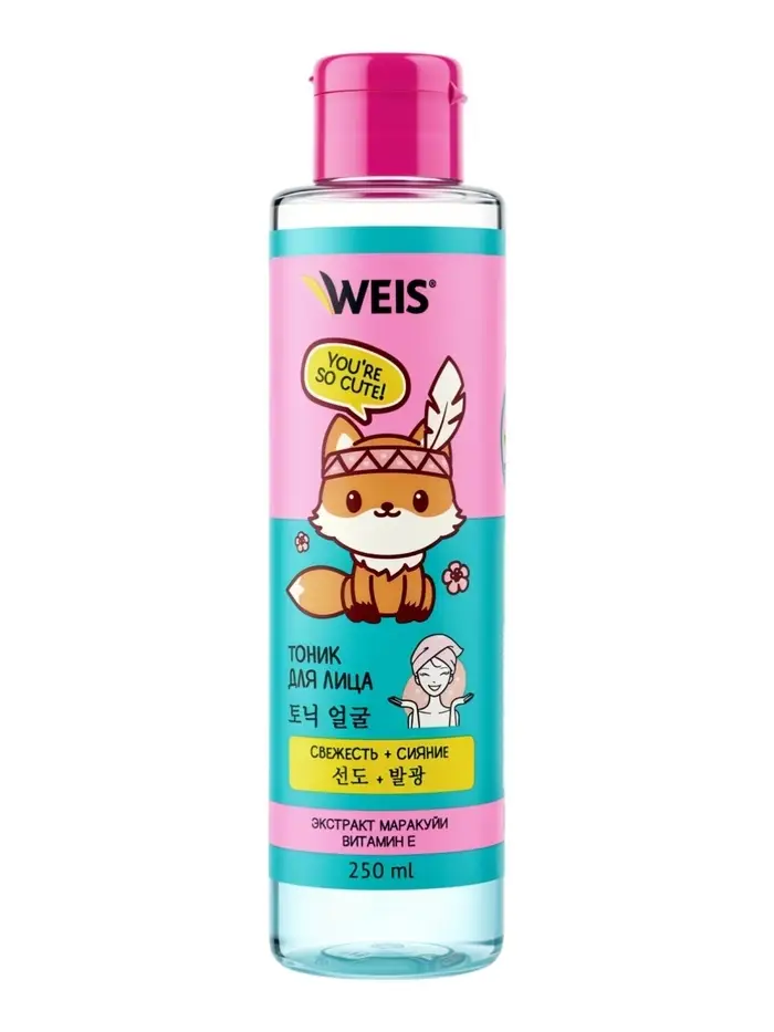 Тоник для лица WEIS, для всех типов кожи, 250 мл