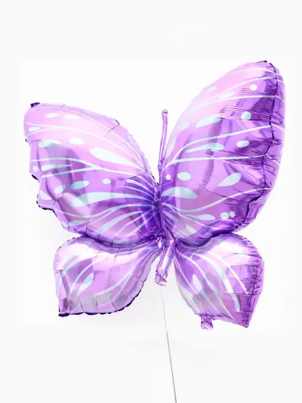 Воздушные шары фольгированные, &laquo;Разноцветные бабочки&raquo;, набор  3 шт