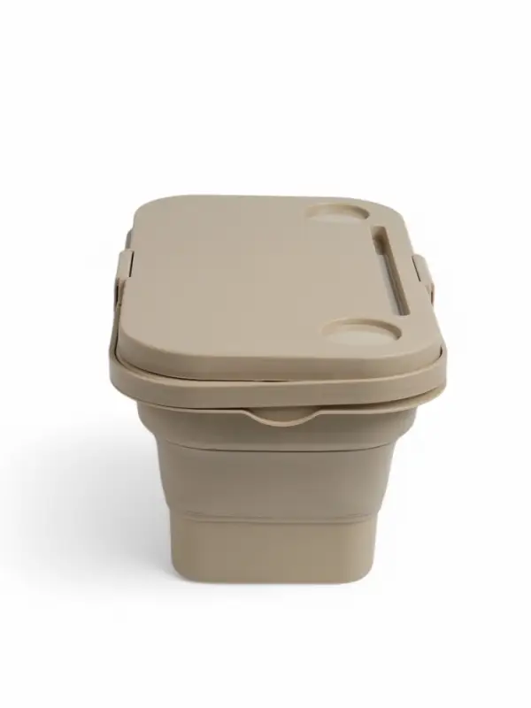 Корзина - столик maclay 2 в 1, складная, 47&times;28.5&times;23.5 см, бежевая