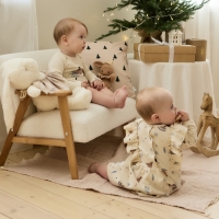Платье Крошка Я "Новогодние игрушки", рост 80-86 см