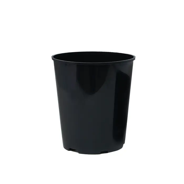 Горшок для рассады, для роз, 2 л, d = 14 см, h = 18 см, пластик, чёрный, Greengo