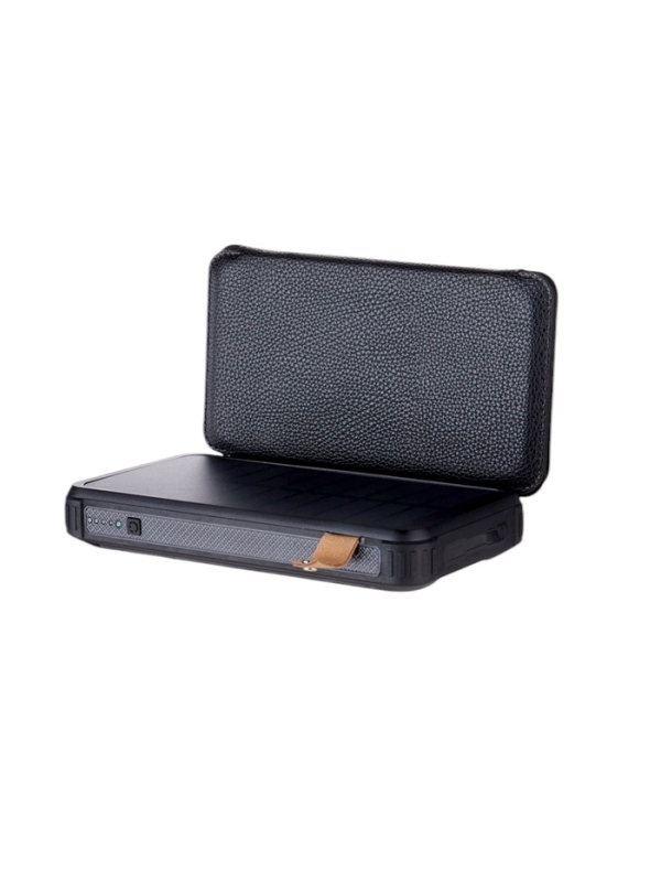 Внешний аккумулятор 20000 мАч, 10 W, со складной солнечной панелью, чёрный