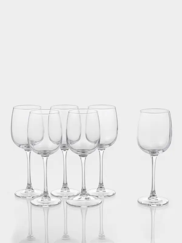 Бокалы для вина Luminarc Allegresse, 300 мл, стекло, наборы 6 шт., стекло, прозрачные