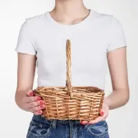 Корзина плетеная, 23х17х9Нх26НН