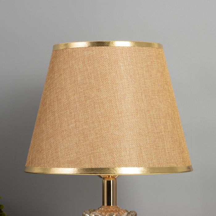 Лампа настольная Лампа настольная "Архат" 1х40Вт Е27+подсветка LED 5Вт золото 25х25х39,5см