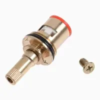 Кран-букса ZEIN, 1/2" под крест, шток 8*24 шлицов, угол поворота 180 град, латунь, керамика