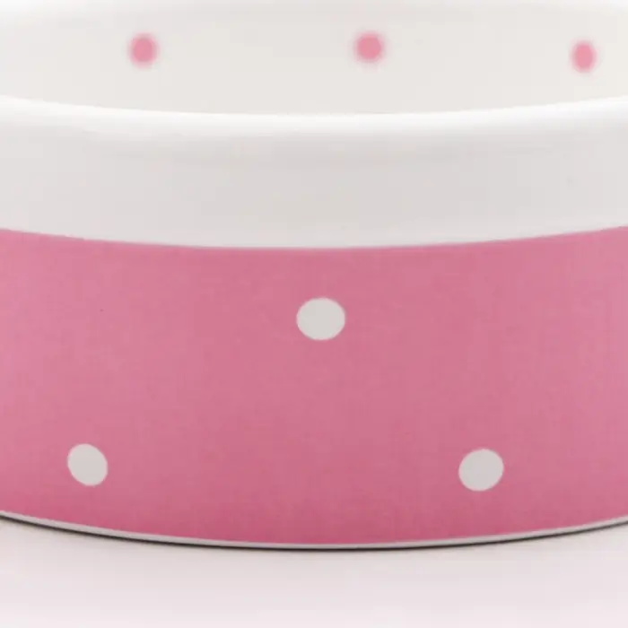 Миска Princess, 100 мл, малая, 8.5&times;3.5 см, керамика, розовая