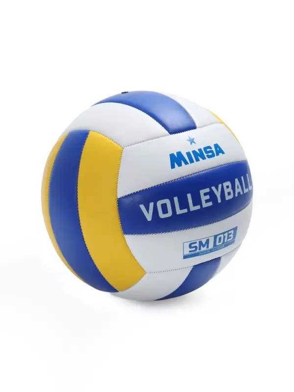 Волейбольный мяч MINSA SM 013, машинная сшивка, 18 панелей, р. 5, PVC
