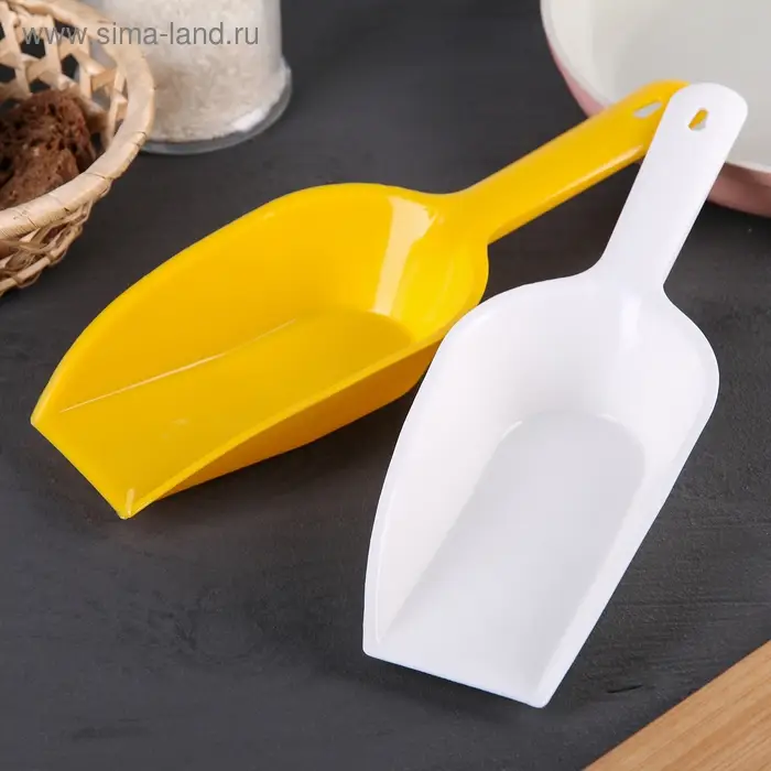 Совок для сыпучих продуктов, 300 мл, МИКС Совок для сыпучих продуктов, 300 мл, МИКС