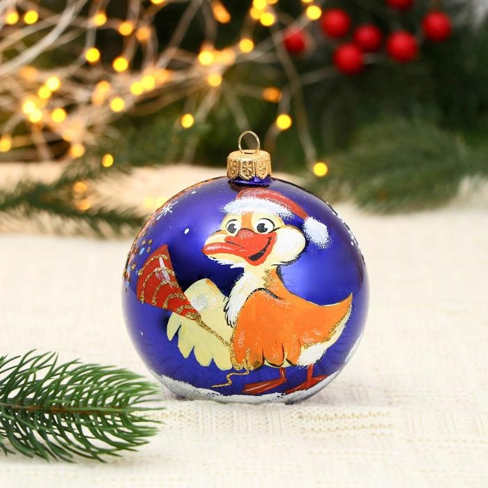 Ёлочный шар d-10 см Ёлочный шар d-10 см "Хлопушка"