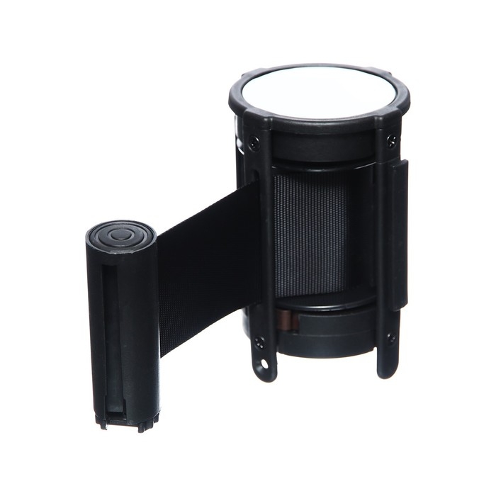 Кассета c вытяжной лентой - 180 см, высота - 11 см, ширина - 48 мм, чёрная