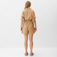 Комбинезон женский MINAKU: Casual Collection цвет бежевый, р-р 48