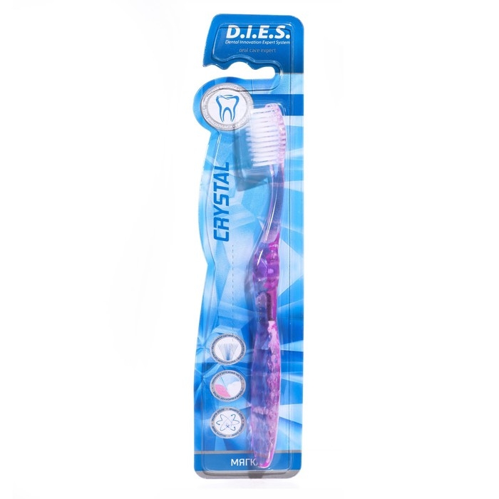 Зубная щётка D.I.E.S Кристалл, мягкая, 1 шт. МИКС Зубная щётка D.I.E.S Кристалл, мягкая, 1 шт. МИКС