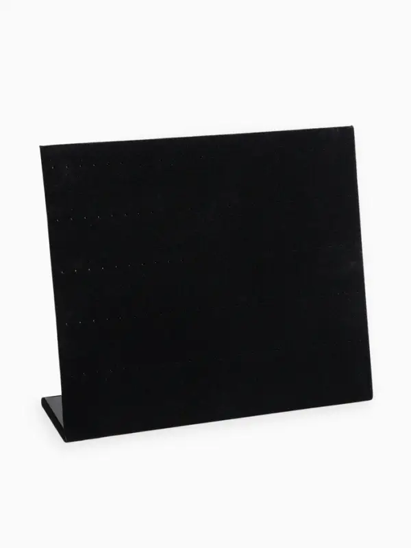 Подставка под серьги QF, 60 пар, 5 рядов, 33&times;9&times;28 см, чёрная