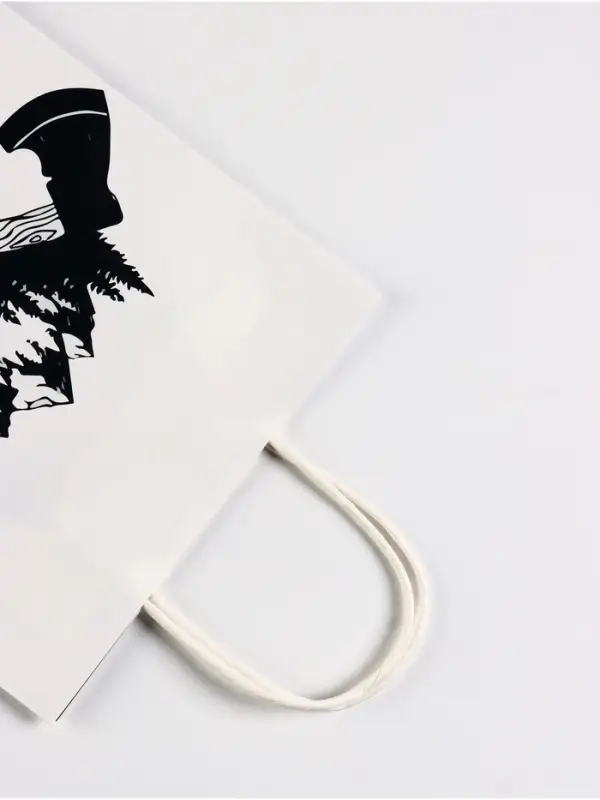 Пакет подарочный крафт «Настоящему мужчине», 21×11×27 см