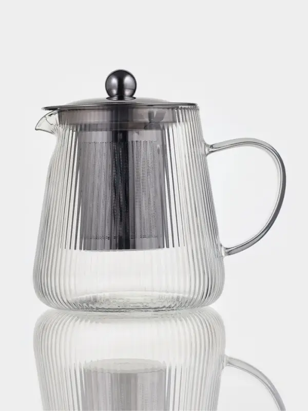 Чайник заварочный с металл ситом "Грани" 0,5л, 13,5х10,5х13 см