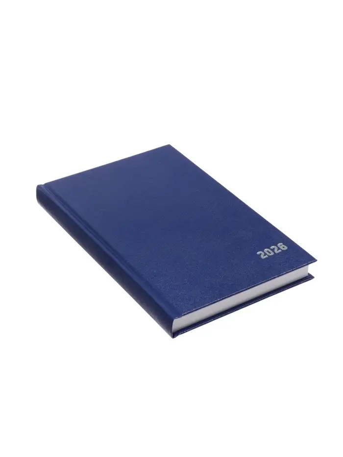 Ежедневник датир 2026г А5 168л б/вин Синий Ежедневник датир 2026г А5 168л б/вин Синий