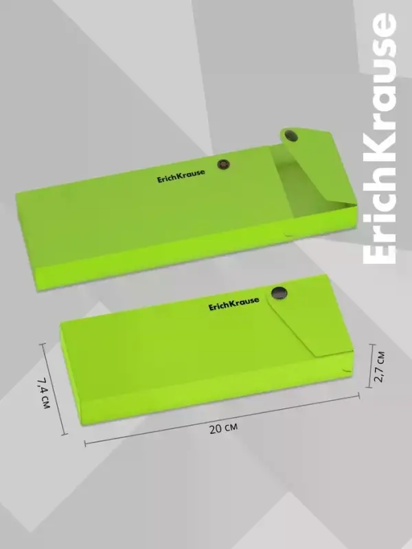 Пенал пластиковый ErichKrause Soft Reef, МИКС
