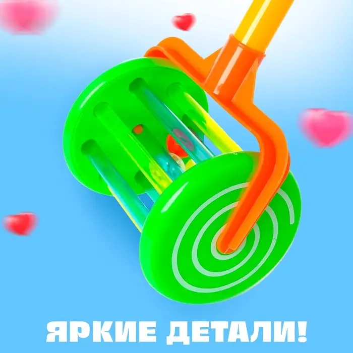 Каталка на палке &laquo;Колесо&raquo; МИКС