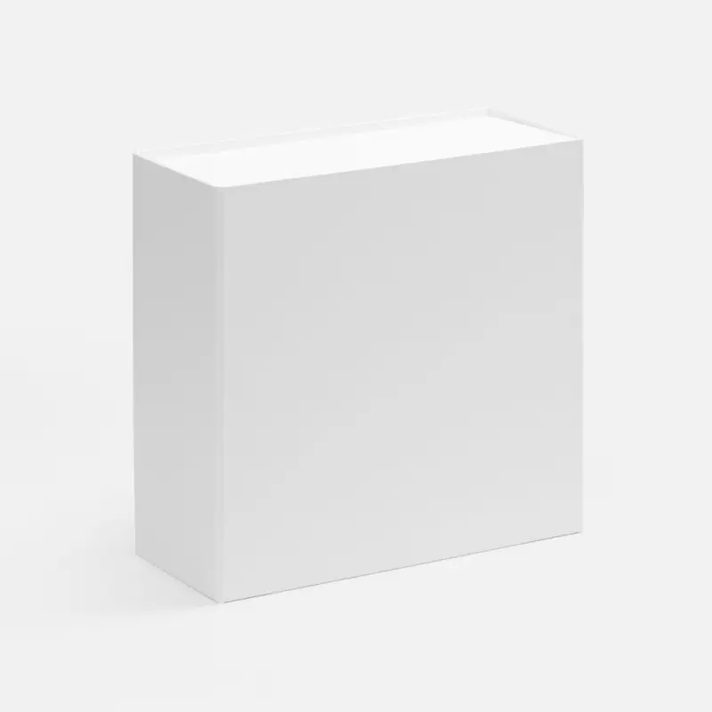 Коробка складная Quadra Fold, белая