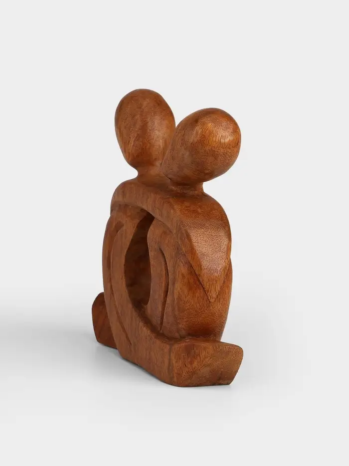 Абстракция &laquo;Влюблённые&raquo;, 19&times;4&times;19 см, дерево суар