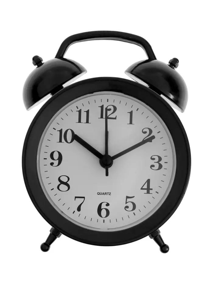 Часы - будильник настольные &laquo;Соломон&raquo;, дискретный ход, 9.8&times;12 см, от батареек АА