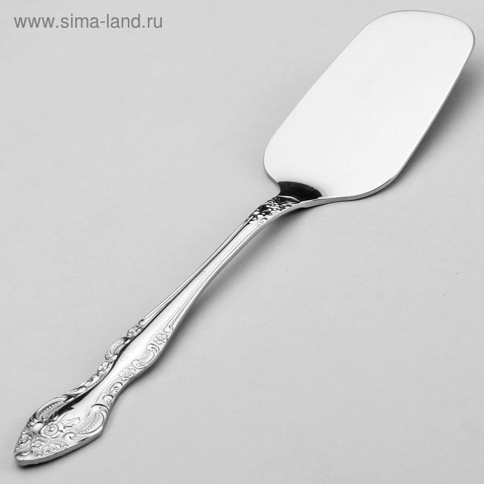 Лопатка для пирожного «Тройка», h=22 см, толщина 2,5 мм, цвет серебряный Лопатка для пирожного «Тройка», h=22 см, толщина 2,5 мм, цвет серебряный