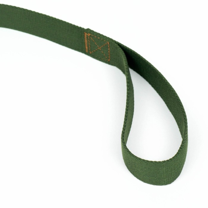 Поводок брезентовый 10 м х 3,5 см, хаки Поводок брезентовый 10 м х 3,5 см, хаки