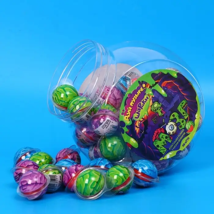 Жевательная резинка с кислой начинкой «Дуй пузырь!», мозг, 10 г