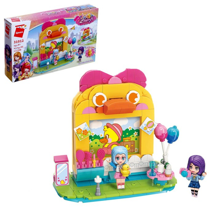 Конструктор Девчонки &laquo;Салон красоты&raquo;, 2 минифигуры и 230 деталей