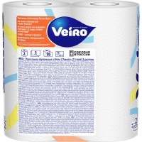 Полотенца бумажные Veiro&nbsp;Classic 2сл с тиснением 12м 2рул/уп_5п22_Т