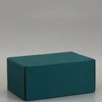 Коробка самосборная "Почтовая", изумрудная, 40 х 27 х 18 см,