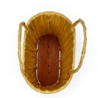 Корзина пластик 16 х 19 х 10 см, ручка__ бежевый