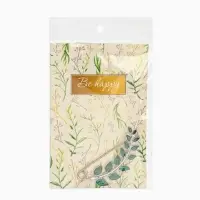 Булавка &laquo;Веточка лиственная&raquo;, 6.5 см, зелёная в серебре