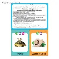 Обучающая книга &laquo;Логопедические картинки. Звук Ж‒Ш&raquo;, 20 карточек, 24 стр.