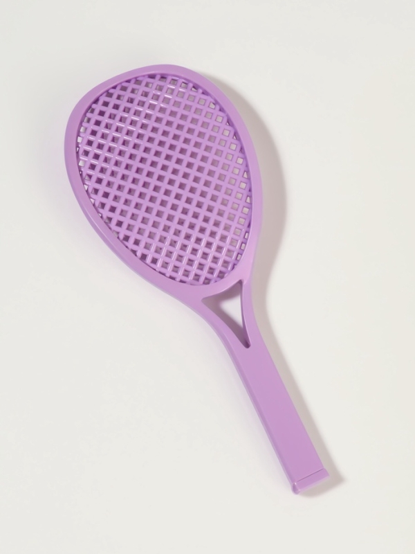 Расческа массажная овал ДЛЯ СУШКИ ВОЛОС 24*10см фиолет подвес QF