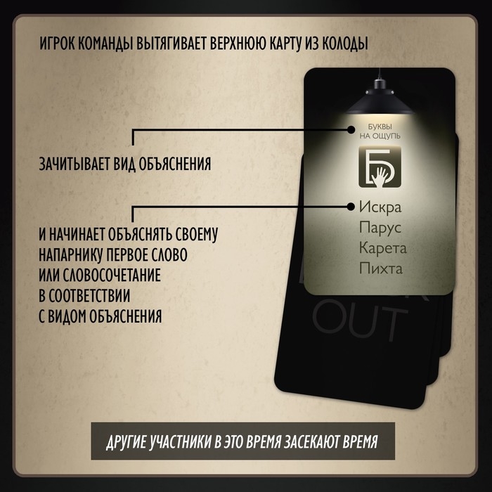 Настольная игра на объяснение слов «Blackout», 120 карт, 12+ Настольная игра на объяснение слов «Blackout», 120 карт, 12+