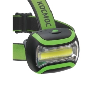 Фонарь налобный светодиодный KOC-H3WCOBLED, 3W COB, широкий