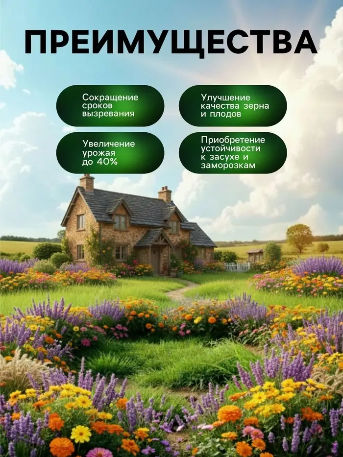 Органическое удобрение для цветочных и декоративных культур Greenlife, 500 мл