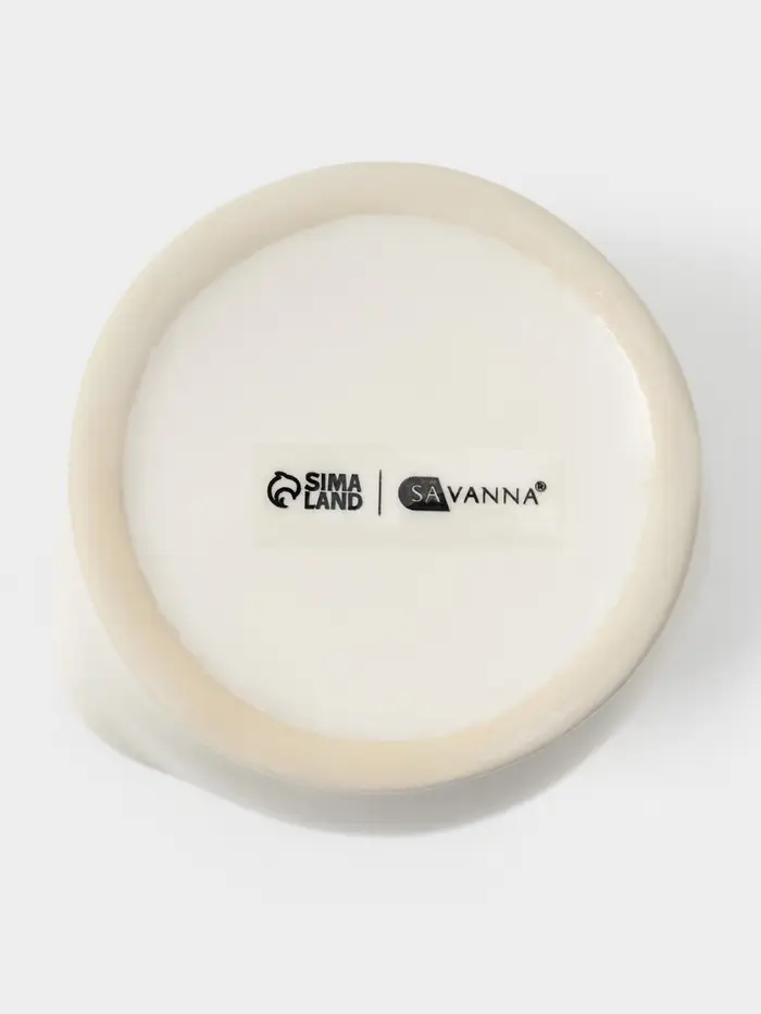 Дозатор для жидкого мыла SAVANNA &laquo;Вуду&raquo;, 240 мл, цвет белый