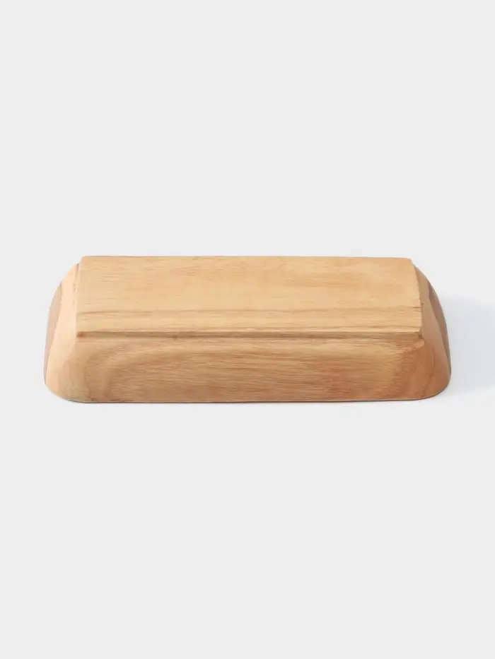 Блюдо, 20&times;10&times;3 см, тиковое дерево