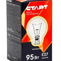 Лампа накаливания СТАРТ, Б, Е27, 95Вт, 230В